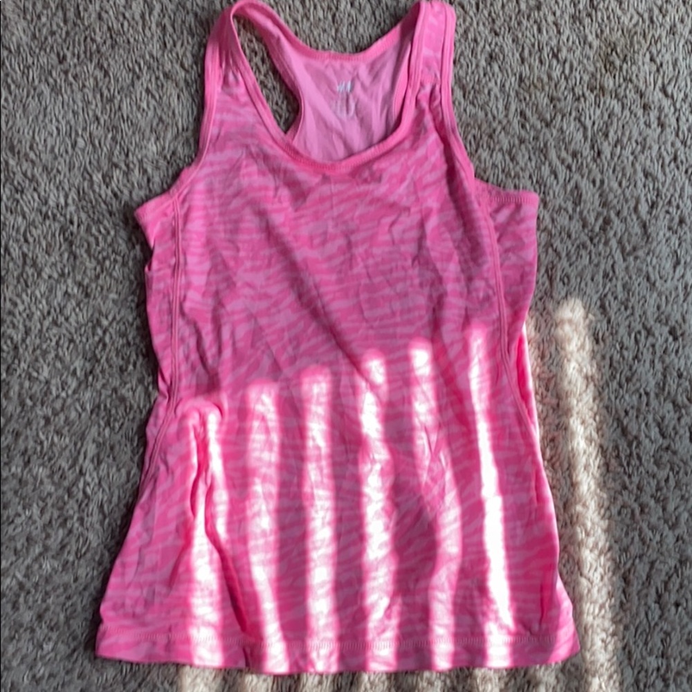 Leopard print workout shirt